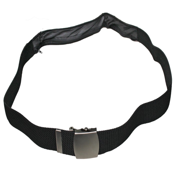 MFH belt with zipper, length adjustable up to 130 cm